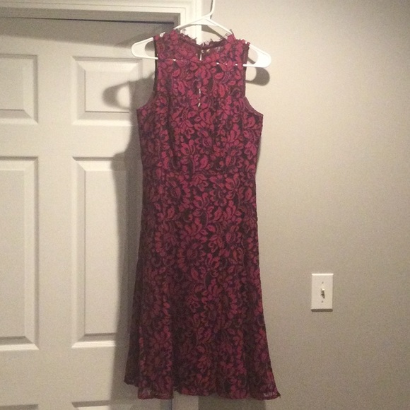 Eliza J Floral lace fit and flare dress - Picture 1 of 4